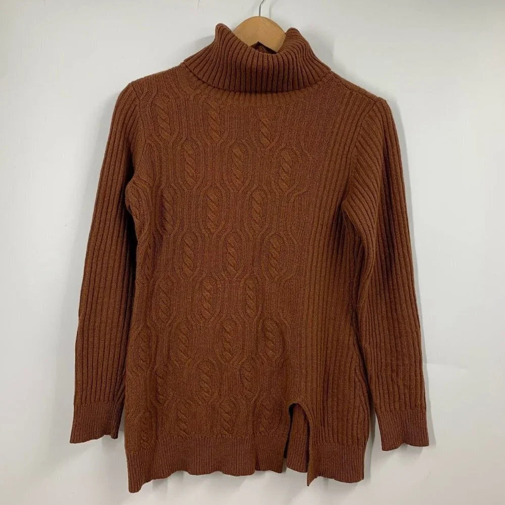 Pendleton Women's Everyday Luxe Merino Wool/Cashmere Textured Tunic Sweater SZ S